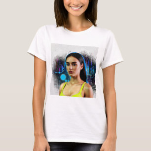 Cyberpunk Design - Futuristische Neon-esthetiek T-shirt