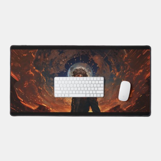 Cyberpunk Desk Mat (Keyboard & Muis)