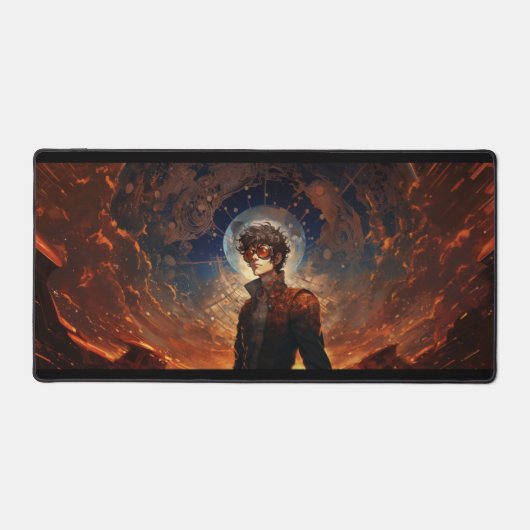 Cyberpunk Desk Mat (Voorkant)