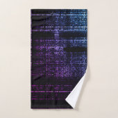 Cyberpunk Digitale Matrix Code Badhanddoekenset Bad Handdoek (Handdoek)