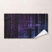 Cyberpunk Digitale Matrix Code Badhanddoekenset Bad Handdoek (Handdoek)
