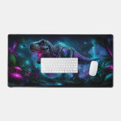 Cyberpunk Dinosaurus Gaming Bureaumat (Keyboard & Muis)