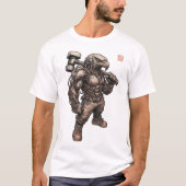 Cyberpunk Eagle (Sniper) T-shirt (Voorkant)