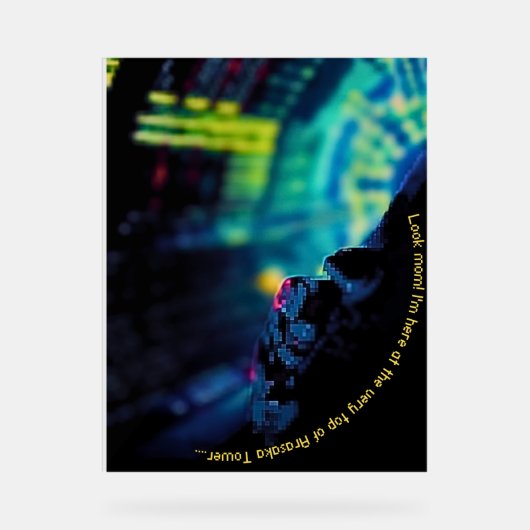 Cyberpunk Edgerunners aangepaste acryl teken Acryl Bord (Voorkant)