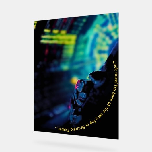 Cyberpunk Edgerunners aangepaste acryl teken Acryl Bord (Hoek)