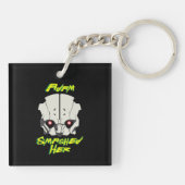 cyberpunk edgerunners adam smasher sleutelhanger (Achterkant)