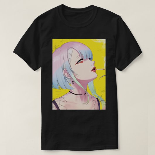 Cyberpunk Edgerunners Lucy T-shirt (Design voorkant)