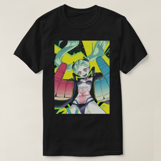 Cyberpunk Edgerunners Rebecca 2 T-shirt (Design voorkant)