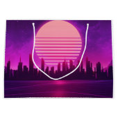 cyberpunk eletronisch synthwave scifi roze groot cadeauzakje (Voorkant)