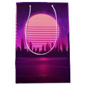cyberpunk eletronisch synthwave scifi roze medium cadeauzakje (Voorkant)