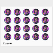 Cyberpunk Ethereum Waifu Anime Crypto Sticker (Vel)