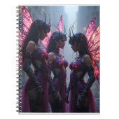 Cyberpunk Faeries Notitieboek (Voorkant)