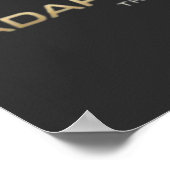 Cyberpunk Fennek Vos Geometrisch Poster (Hoek)