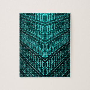 Cyberpunk Futuristische Computer Technologie Circu Legpuzzel