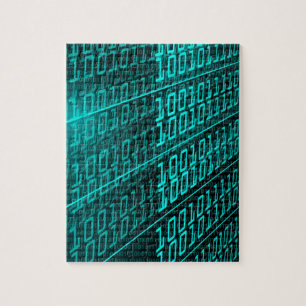 Cyberpunk Futuristische Computer Technologie Circu Legpuzzel