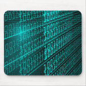 Cyberpunk Futuristische Computer Technologie Circu Muismat (Voorkant)