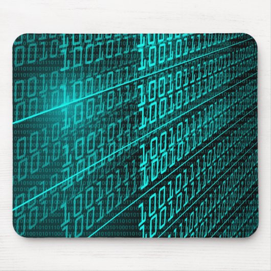 Cyberpunk Futuristische Computer Technologie Circu Muismat (Voorkant)