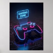 Cyberpunk-gamecontroller Poster (Voorkant)