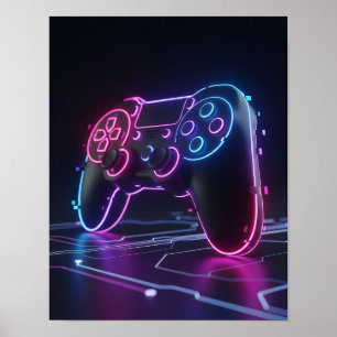 Cyberpunk-gamecontroller Poster