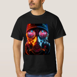 Cyberpunk gasmasker t-shirt