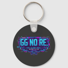 ​Cyberpunk GG NO RE Gaming Aesthetic - Neon Gamer  Sleutelhanger
