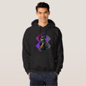 Cyberpunk Girl Hoodie (Voorkant volledig)