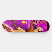 Cyberpunk Girl Skateboard Deck (Horizontaal)