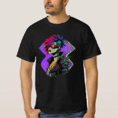 Cyberpunk Girl T-shirt (Voorkant)