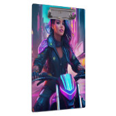 CyberPunk Girl thema klembord (Rechts)