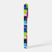 Cyberpunk Glitch Geometric iPhone Case iPhone Hoesje (Rechterkant)