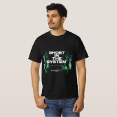 Cyberpunk Glitch T-shirt | Neon Groen (Voorkant volledig)