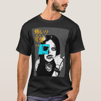 Cyberpunk Goth stijl meisje grappig T-shirt