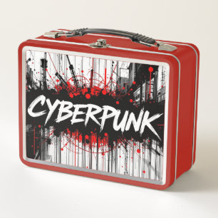 Cyberpunk Graffiti Metal Lunchbox – Streetcode