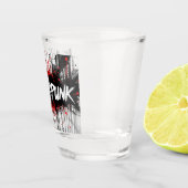 Cyberpunk Graffiti Shot Glass Shot Glas (Rechts)