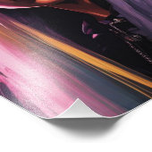 Cyberpunk Grande Portrait Foto Afdruk (Hoek)