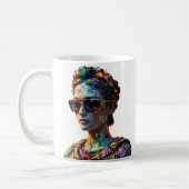 Cyberpunk Grieks beeld Mok – Vaporwave esthetiek (Links)