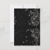 Cyberpunk Grunge Invitation Save The Date (Achterkant)