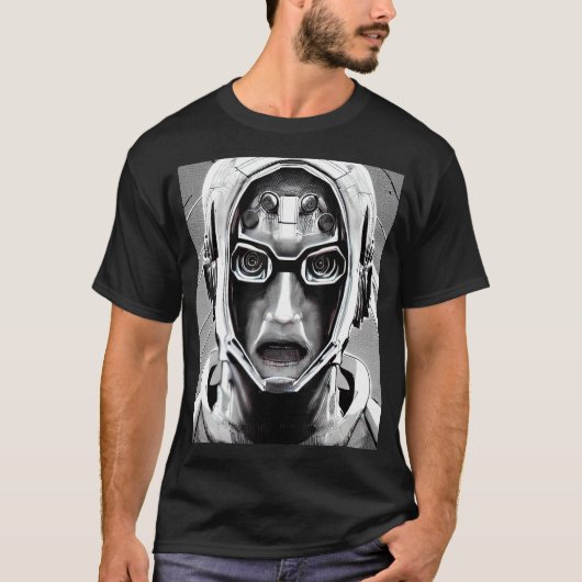 Cyberpunk Hacker Computer Geek design_17 T-shirt (Voorkant)