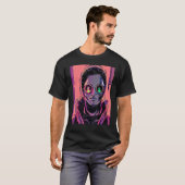 Cyberpunk Hacker Computer Geek design_2 T-shirt (Voorkant volledig)