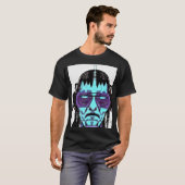 Cyberpunk Hacker Computer Geek design_3 T-shirt (Voorkant volledig)