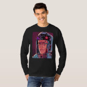 Cyberpunk Hacker Computer Geek design Premium_27 T-shirt (Voorkant volledig)