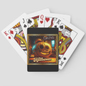 CYBERPUNK HALLOWEEN POMPOEN POKERKAARTEN (Achterkant)