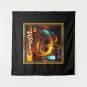 CYBERPUNK HALLOWEEN POMPOEN WANDKLEED (Voorkant (horizontaal))