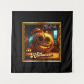 CYBERPUNK HALLOWEEN POMPOEN WANDKLEED (Voorkant)