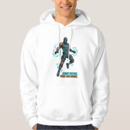 Cyberpunk Held - Dynamische striptekeningen Hoodie