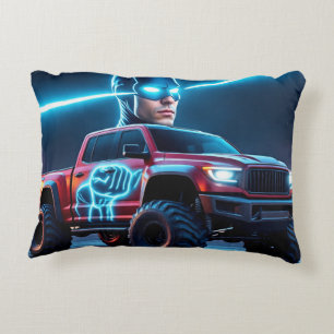 Cyberpunk Helden Monstertruck Accent Kussen