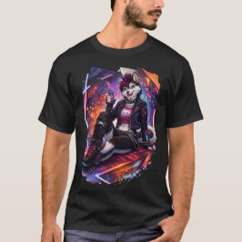 Cyberpunk Husky T-shirt