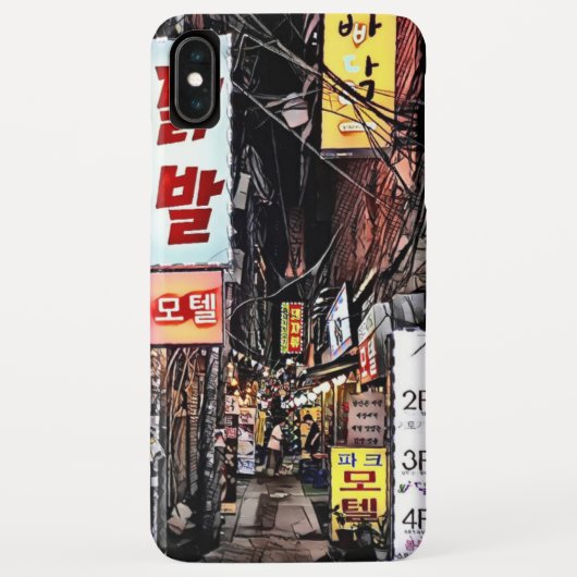 cyberpunk iPhone case (Achterkant)