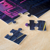 Cyberpunk Japan Rooftop Legpuzzel (Zijkant)