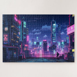 Cyberpunk Japan Rooftop Legpuzzel
